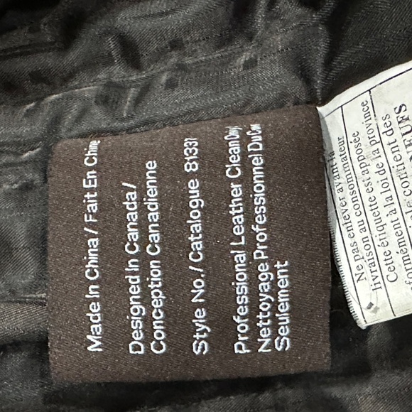 Danier Leather Jacket Chestnut Brown Size L - Picture 11 of 13